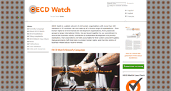Desktop Screenshot of oecdwatch.org